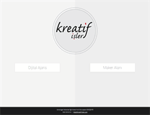Tablet Screenshot of kreatif-isler.com